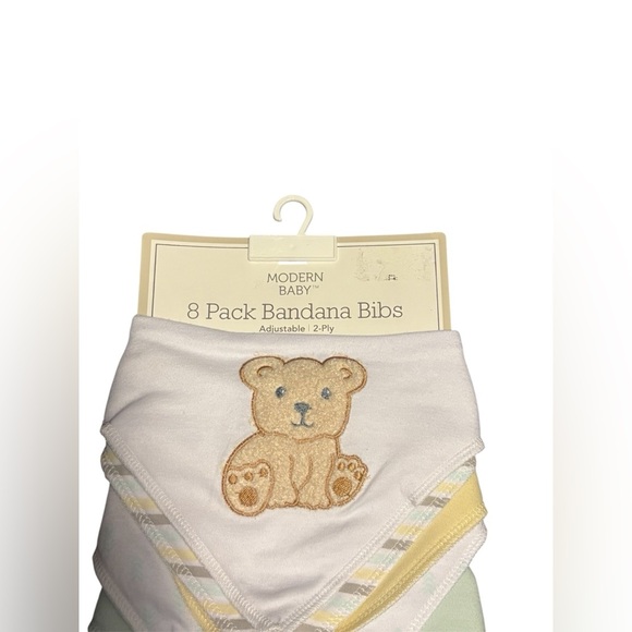 Dinosaur Print Baby Swaddle Blanket And 8 baby bibs - Picture 5 of 5